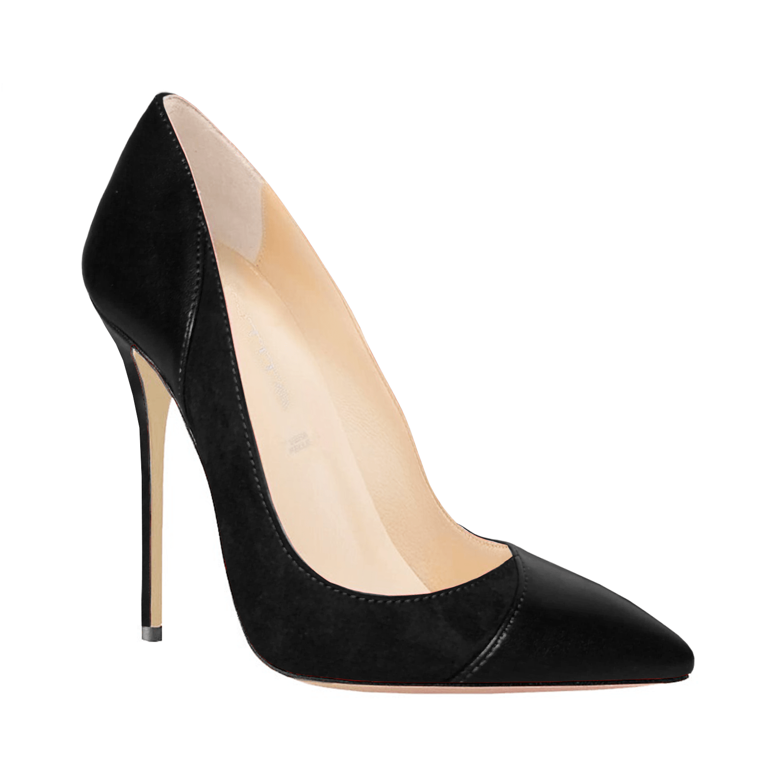 Identità Décolleté FELIPA CAMOSCIO/PELLE NERO