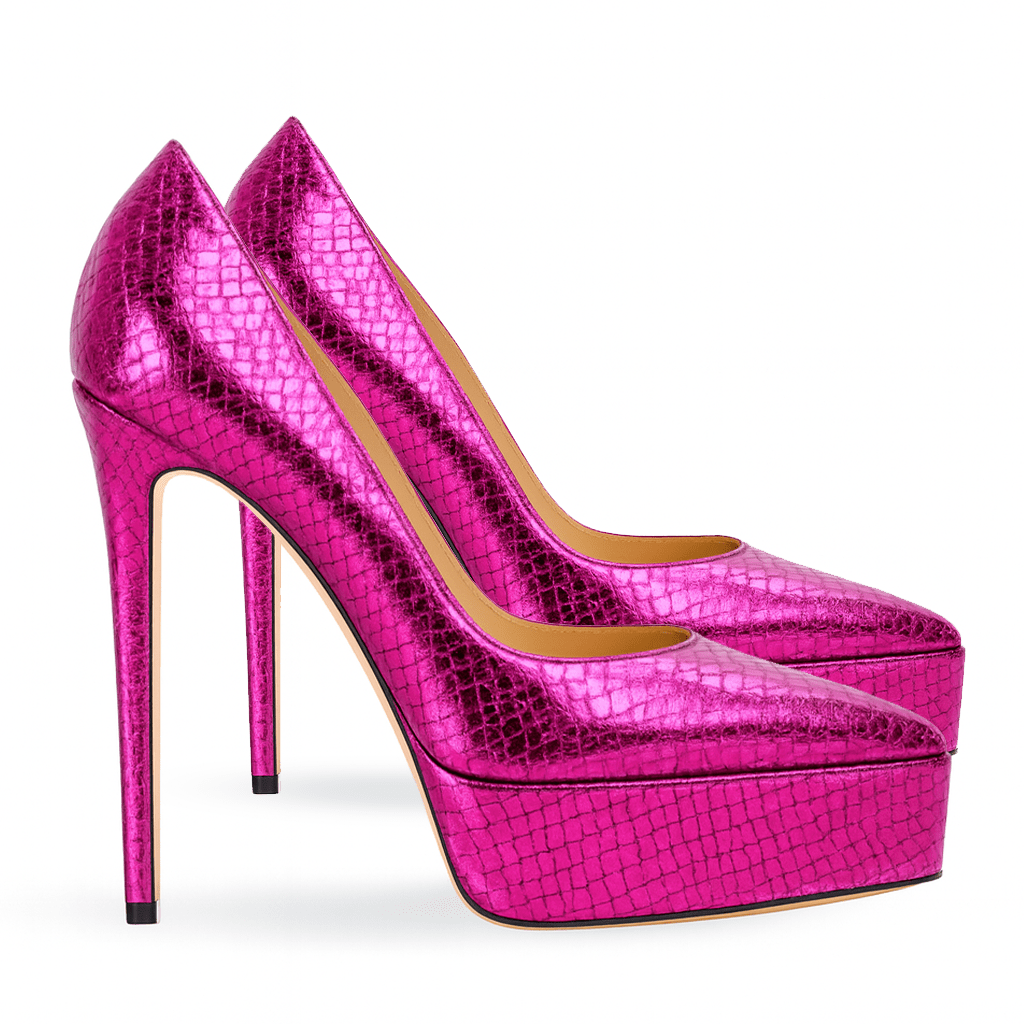 Identità Décolleté JIMENA PITONATO FUCSIA