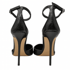 Identità Décolleté Slingback GIORGIA LAMINATO NERO
