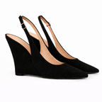 Identità Décolleté Slingback PAULINA CAMOSCIO NERO