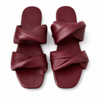 Identità Flat DIXIE PELLE BORDEAUX