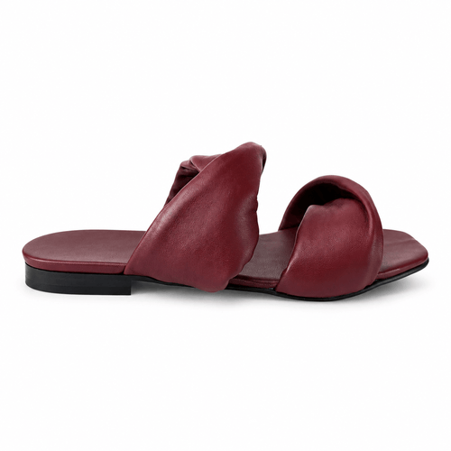 Identità Flat DIXIE PELLE BORDEAUX