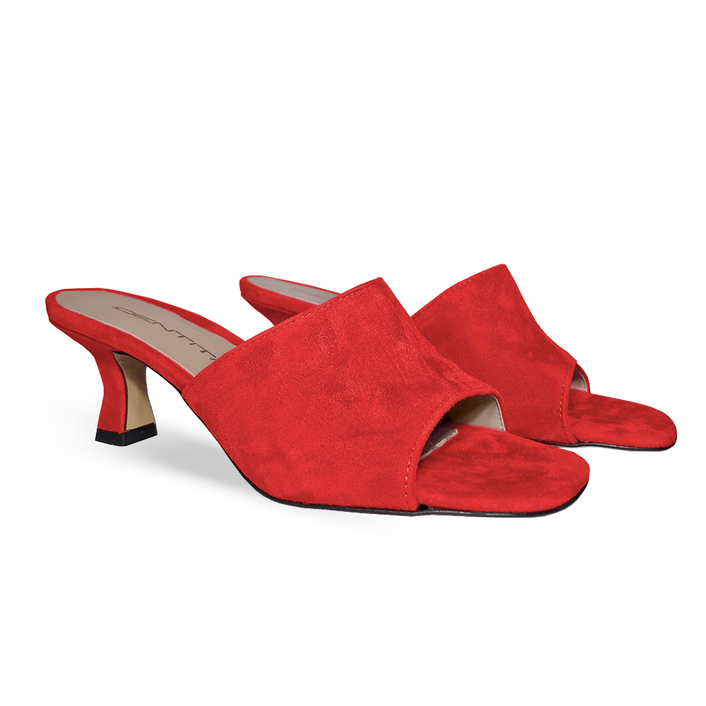 Identità Flat MILLY SUEDE ROSSO
