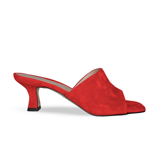 Identità Flat MILLY SUEDE ROSSO
