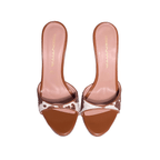 Identità Mules ALINA ANIMALIER MARRONE