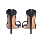 Identità Mules ALINA ANIMALIER NERO