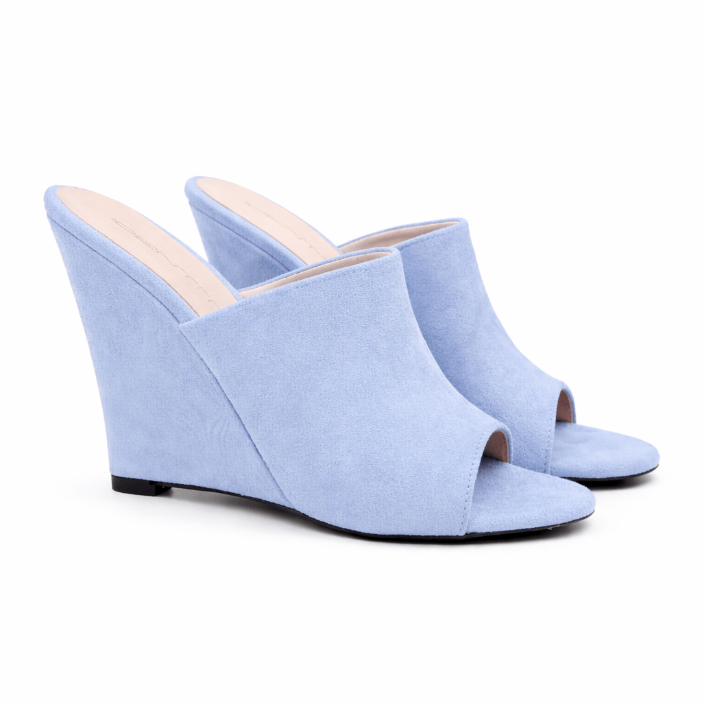 Identità Mules BERNADINE SUEDE AZZURRO