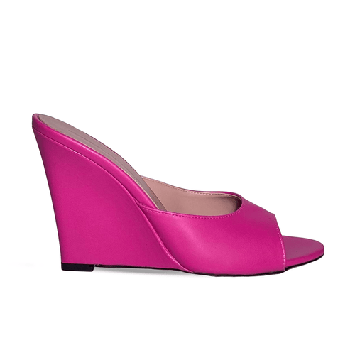 Identità Mules BEVERLY PELLE FUCSIA