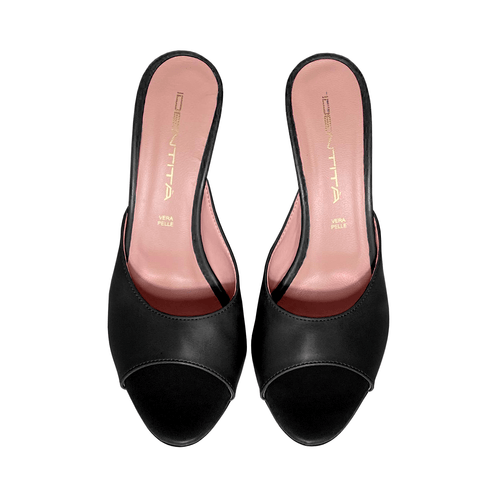 Identità Mules BEVERLY PELLE NERO