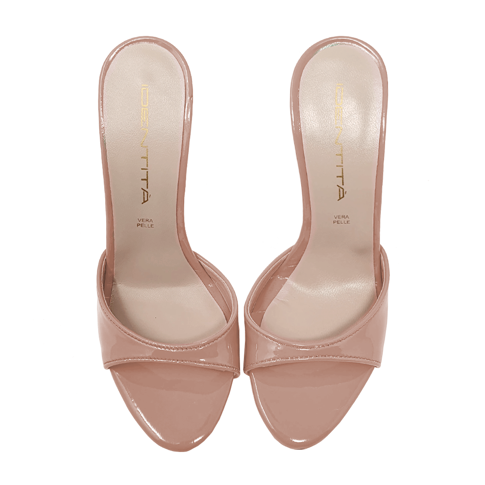 Identità Mules JILL VERNICE BEIGE