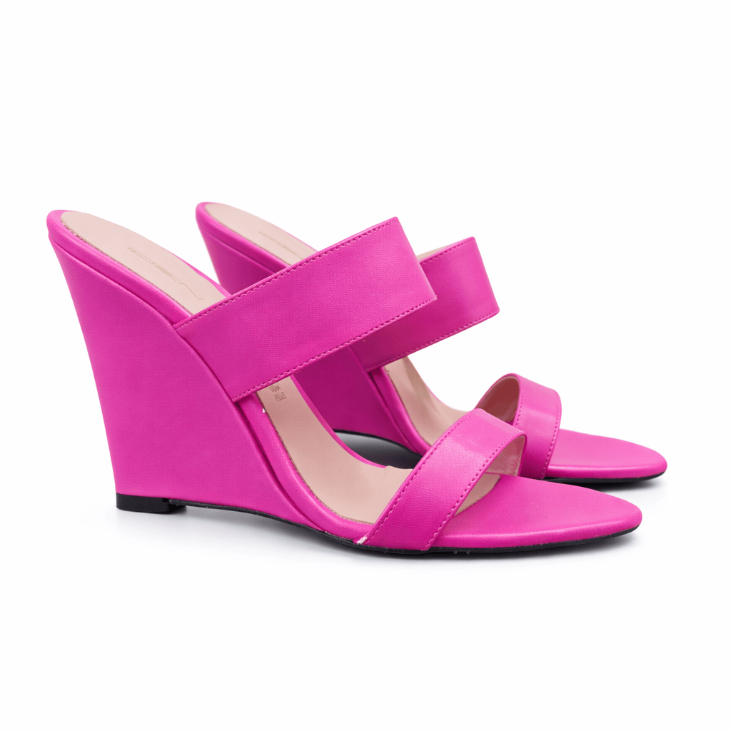 Identità Mules KELLY PELLE FUCSIA