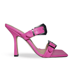 Identità Mules KIM PELLE FUCSIA