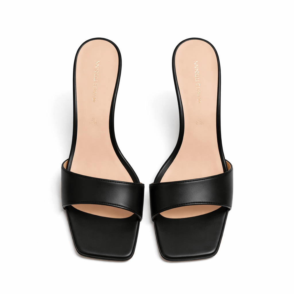 Identità Mules MARIARITA PELLE NERO
