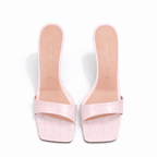Identità Mules MARIARITA STAMPA COCCODRILLO ROSA