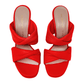 Identità Mules MATILDE PELLE ROSSO