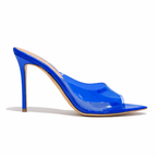 Identità Mules SILVIA VERNICE BLU