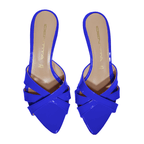 Identità Mules SOHA VERNICE BLU
