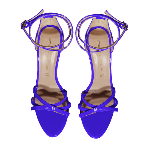 Identità Sandali BLADE VERNICE BLU