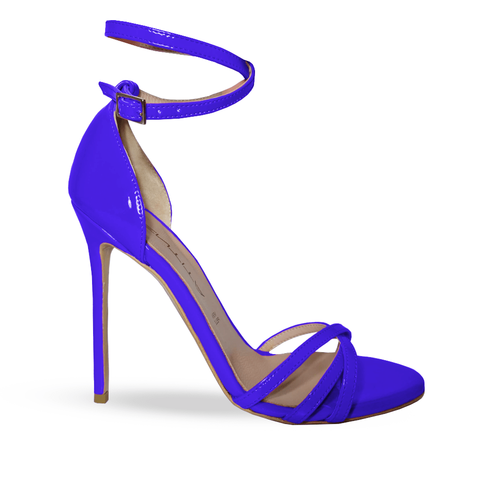 Identità Sandali BLADE VERNICE BLU