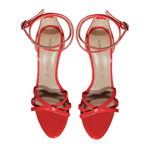 Identità Sandali BLADE VERNICE ROSSO