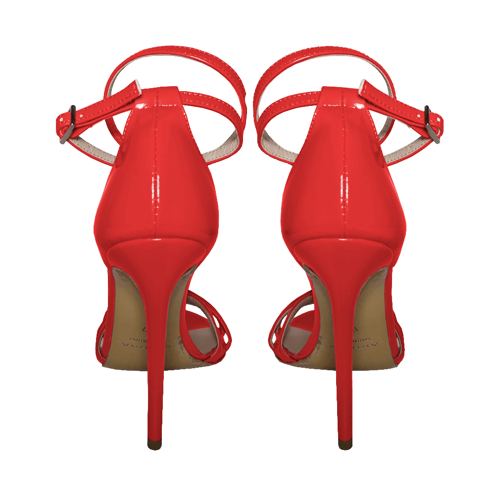 Identità Sandali BLADE VERNICE ROSSO