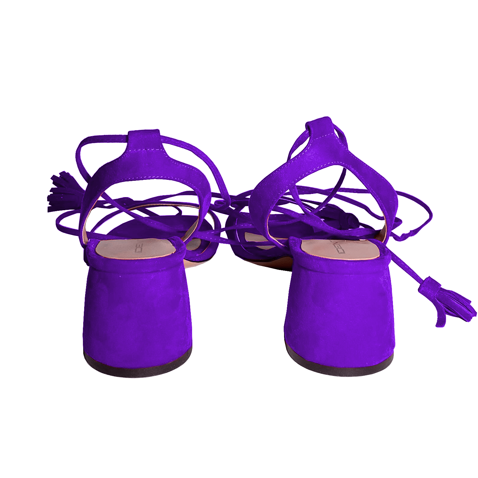 Identità Sandali stringati ANGELICA CAMOSCIO VIOLA