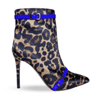 Identità Stivaletti HAZEL LEOPARDATO ANIMALIER/BLU