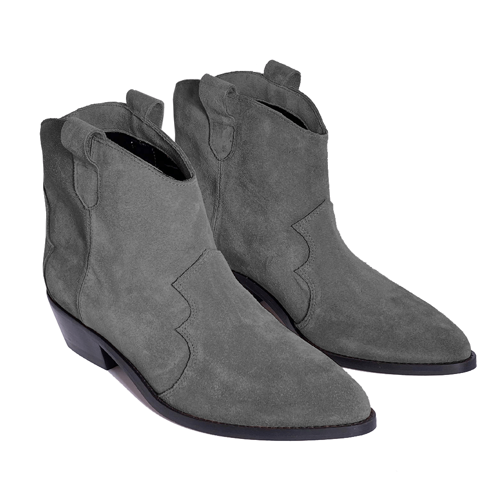 Identità Stivaletti KENDAL SCAMOSCIATO GRIGIO