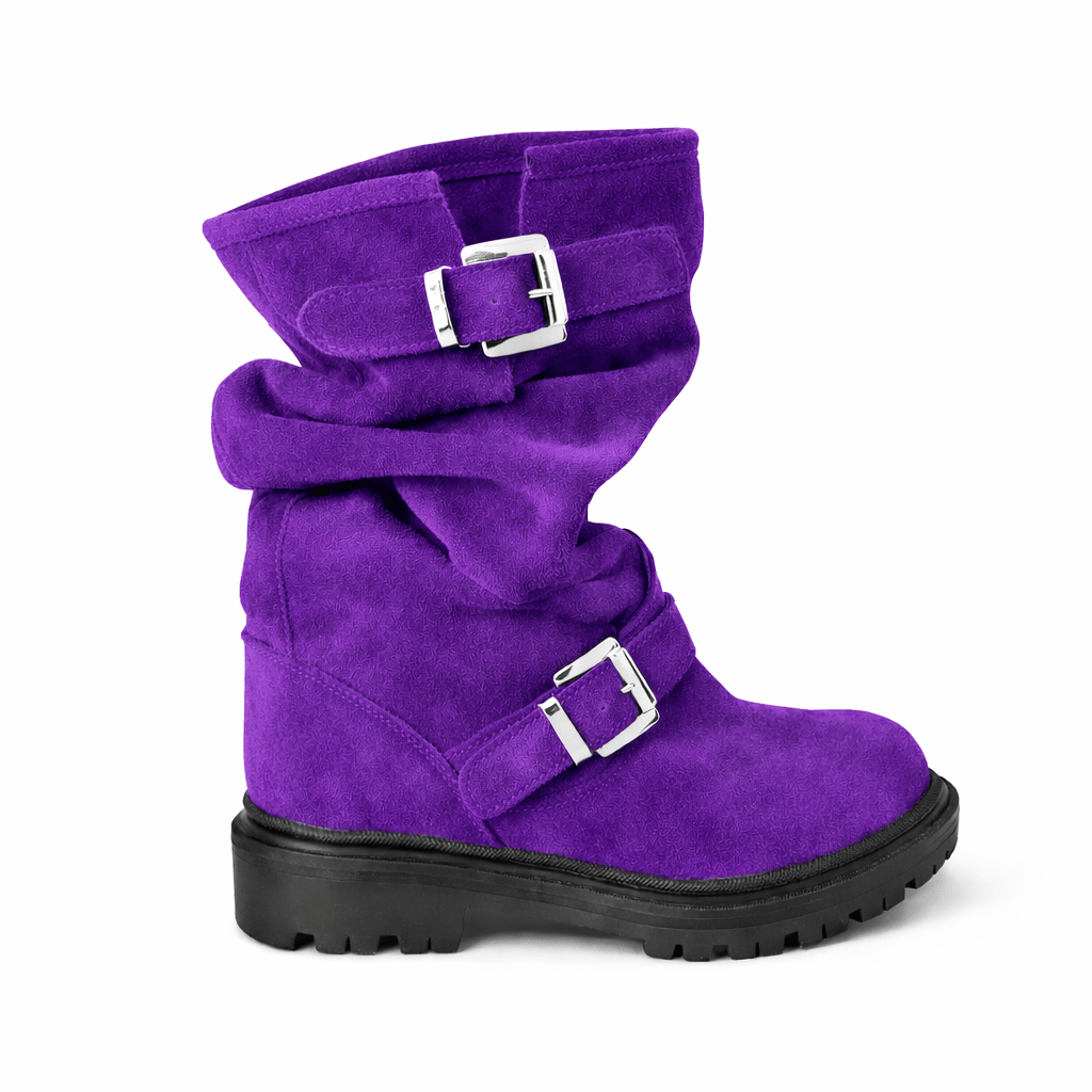 Identità Stivaletti MAGDA CAMOSCIO VIOLA