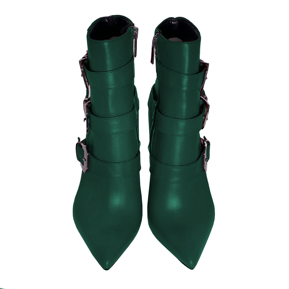 Identità Stivaletti SAMIRA PELLE VERDE