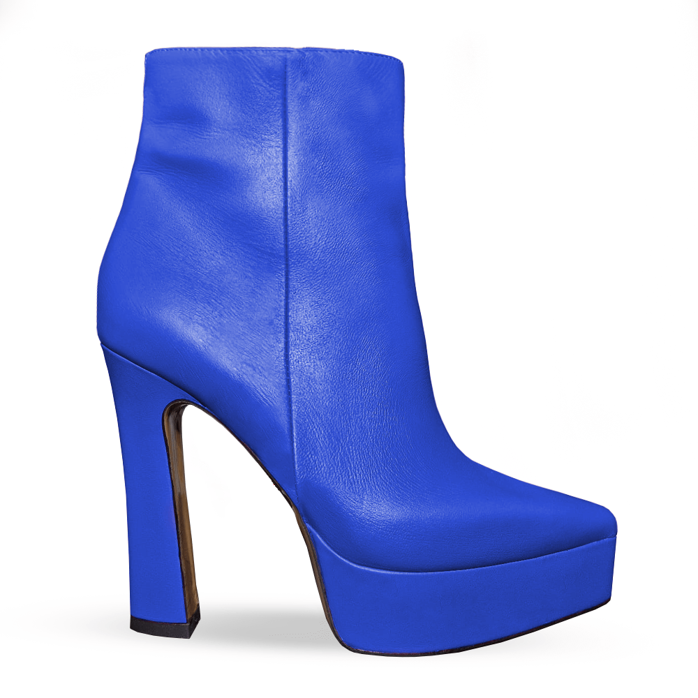 Identità Stivaletti VANESSA PELLE BLU