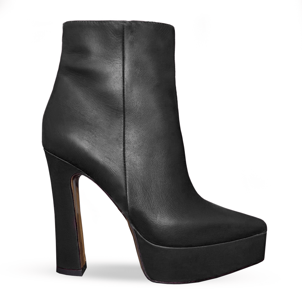 Identità Stivaletti VANESSA PELLE NERO