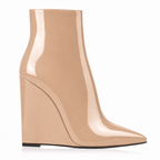 Identità Stivaletti WANDA VERNICE BEIGE