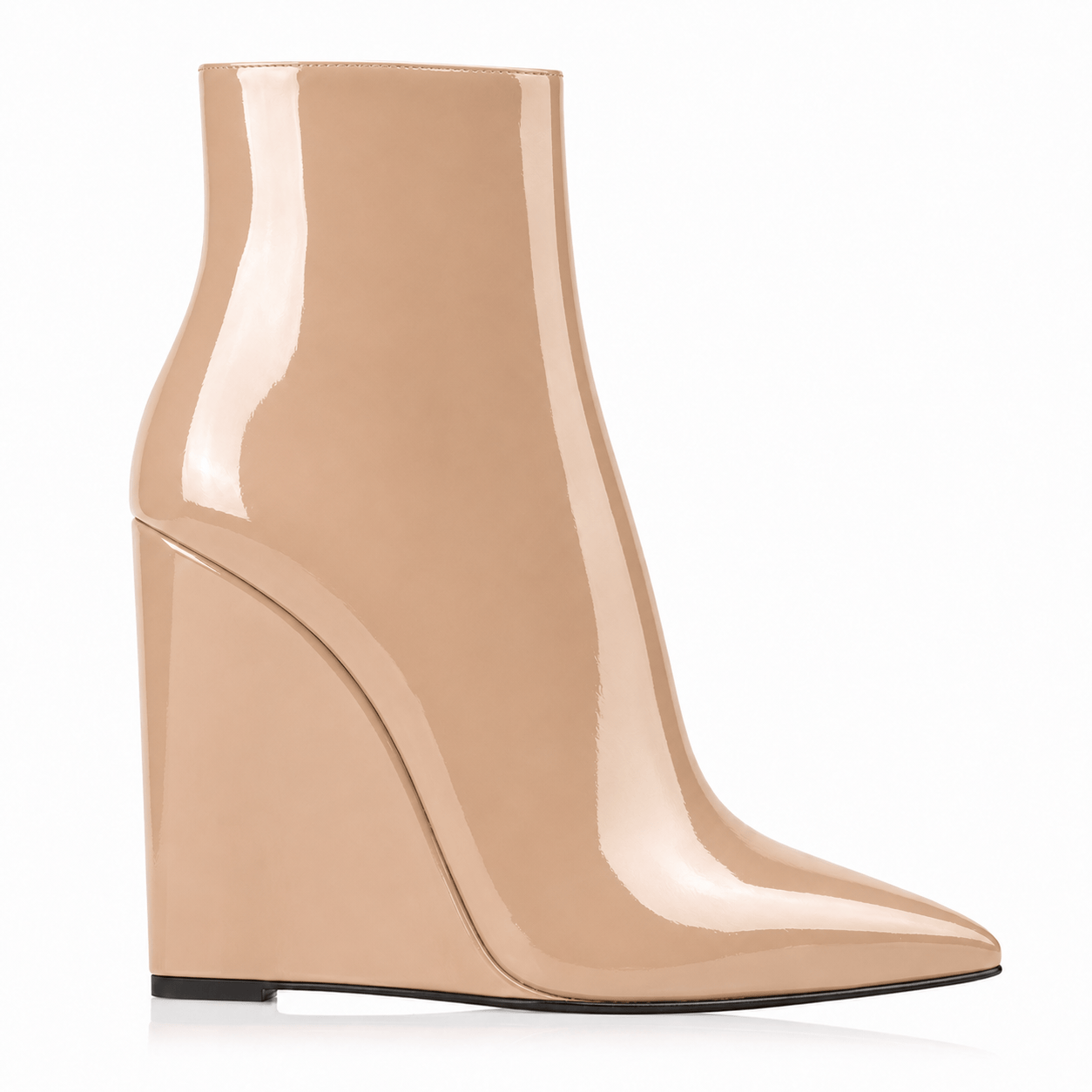 Identità Stivaletti WANDA VERNICE BEIGE