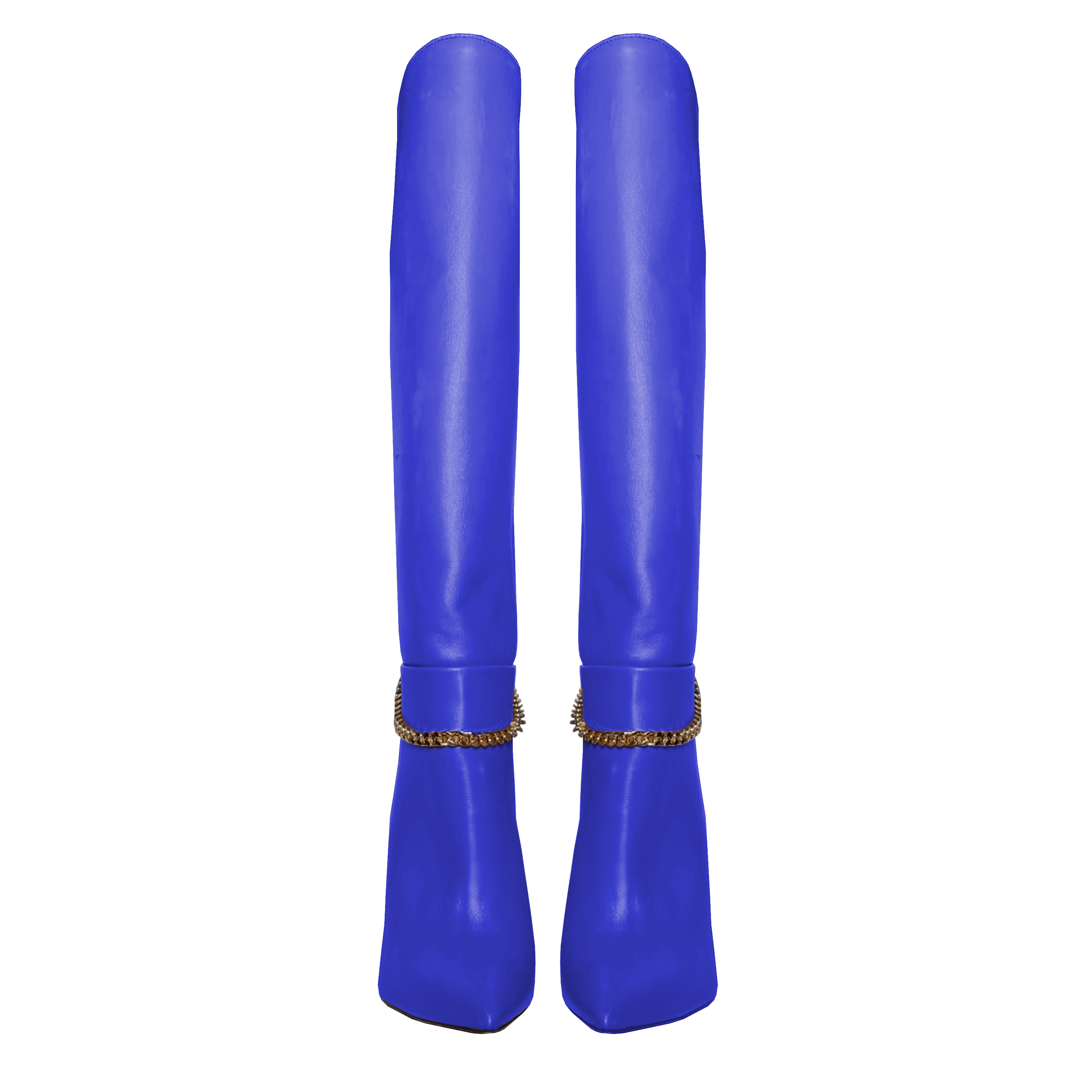 Identità Stivali CONCETTA PELLE BLU