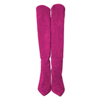 Identità Stivali DARCEY SCAMOSCIATO FUCSIA
