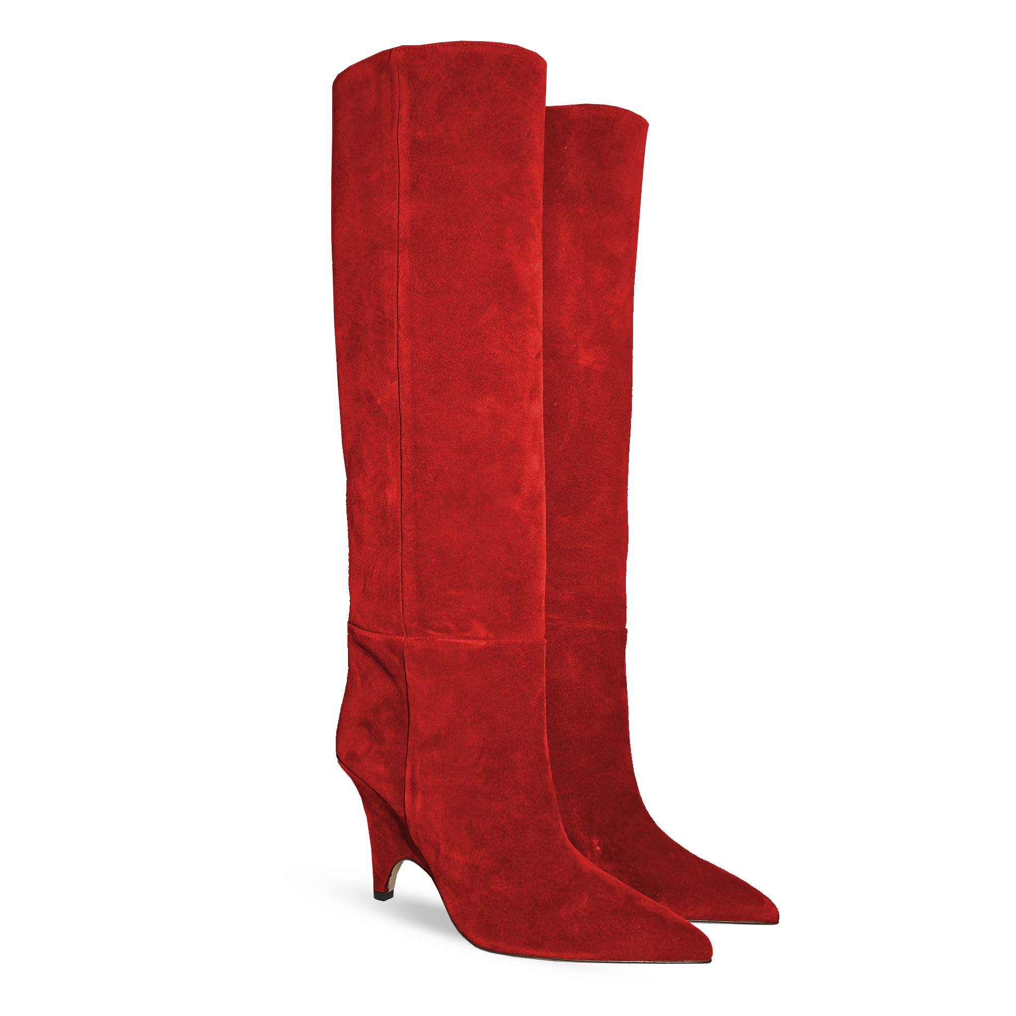 Identità Stivali DARCEY SCAMOSCIATO ROSSO