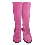 Identità Stivali DESIREE SCAMOSCIATO FUCSIA