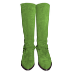 Identità Stivali DESIREE SCAMOSCIATO VERDE