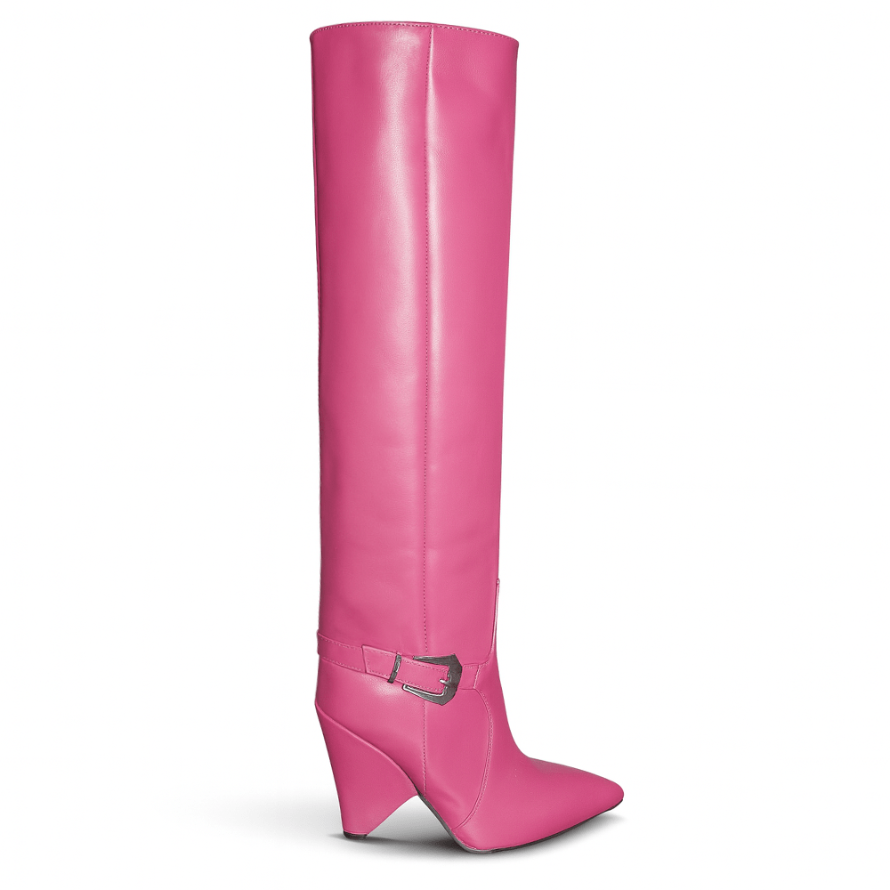 Identità Stivali ERSILIA PELLE FUCSIA