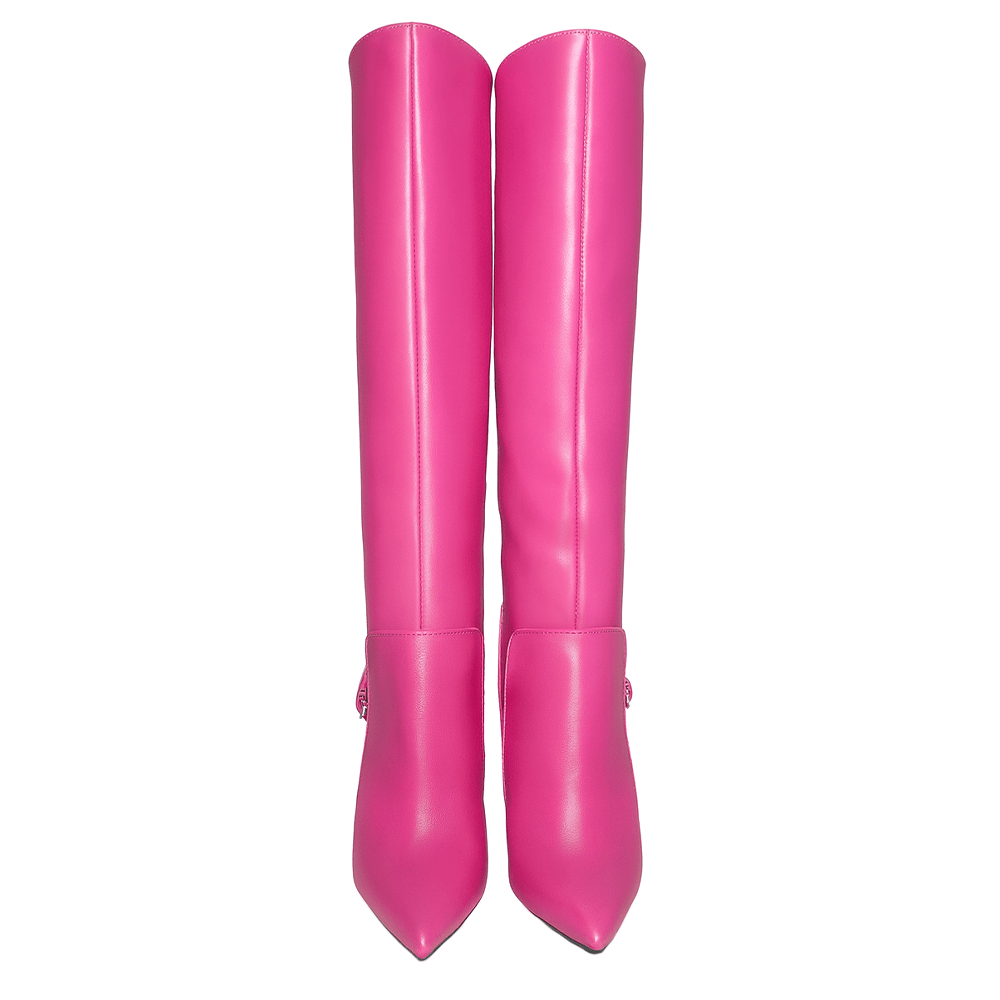Identità Stivali GIANNA PELLE FUCSIA