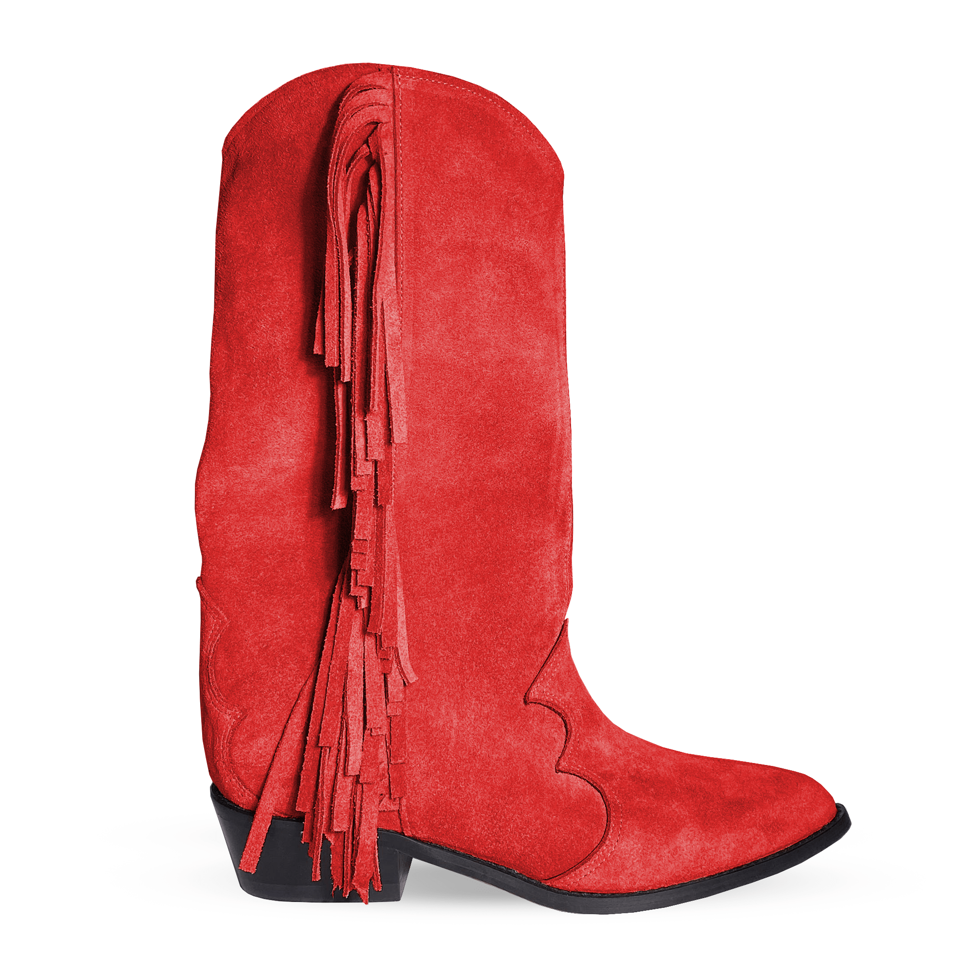 Identità Stivali JASMINE SCAMOSCIATO ROSSO