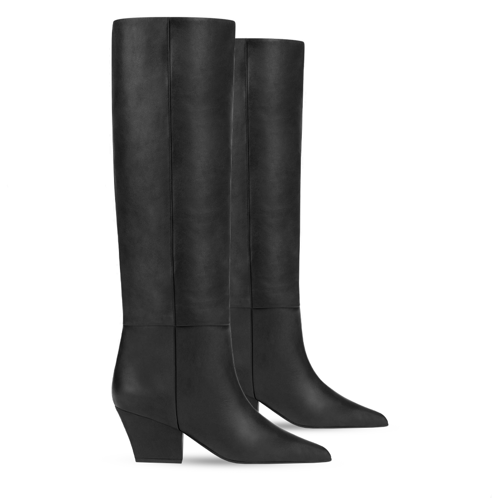 Identità Stivali MAJA PELLE NERO