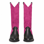 Identità Stivali NICOL SCAMOSCIATO FUCSIA