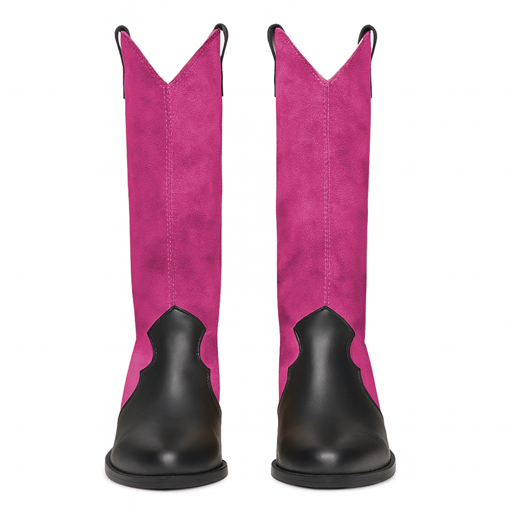 Identità Stivali NICOL SCAMOSCIATO FUCSIA