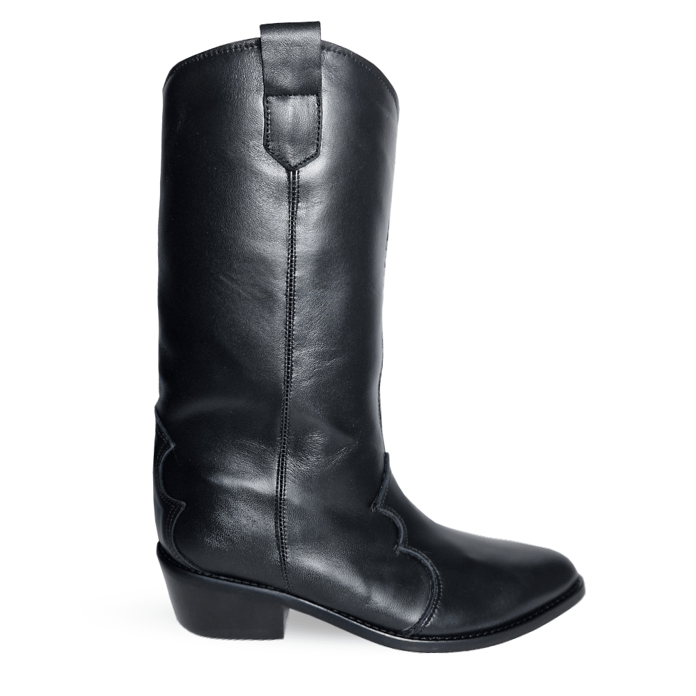 Identità Stivali OLIVIA PELLE NERO