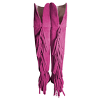 Identità Stivali VALENTINE SCAMOSCIATO FUCSIA