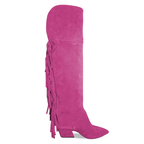 Identità Stivali VALENTINE SCAMOSCIATO FUCSIA