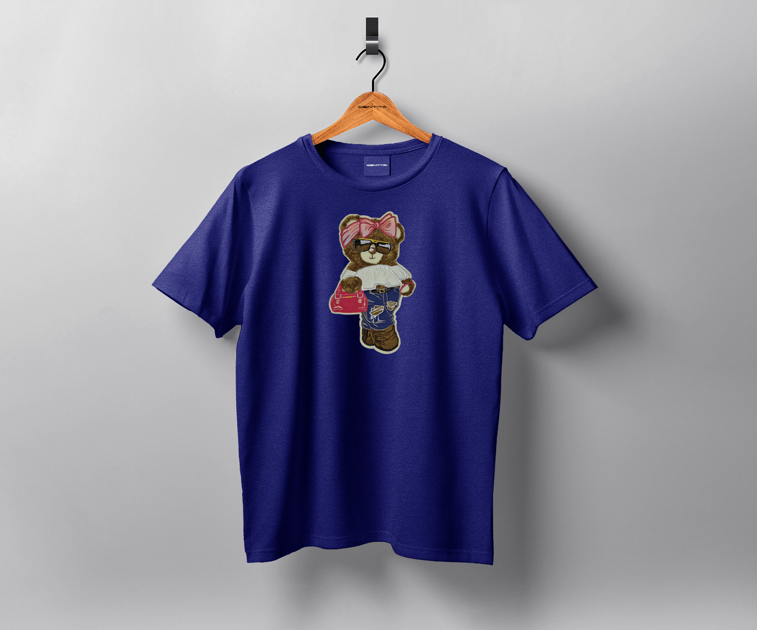 Identità T-Shirt Taglia unica T-shirt a maniche corte - BLU