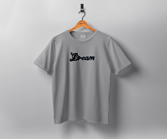 Identità T-Shirt Taglia unica T-shirt a maniche corte - DREAM - GRIGIO